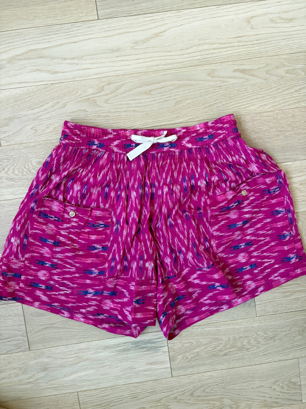 Isabel Marant Etoile Women's Pink ikat Shorts - size 36